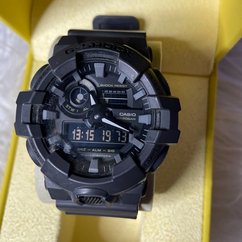 Used G-Shock watch gray